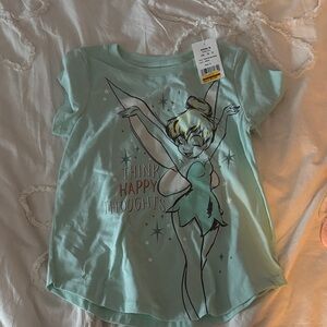 Disney Tinker Bell Mint Green Short Sleeve Tee